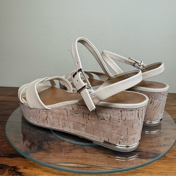 Franco Sarto Pelma Platform Wedge Sandal in Beige - Picture 10 of 15